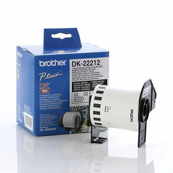 Brother DK-22212 White Film Tape 62mm x 15.24m Continuous Brother Store