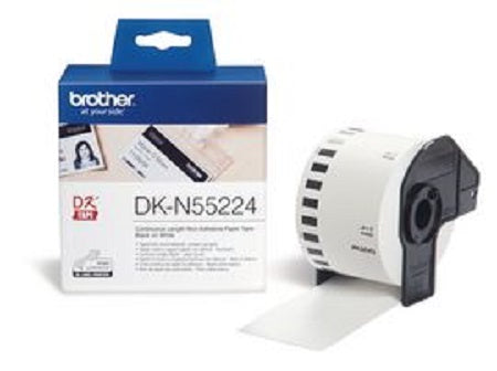 Brother DK-N55224 Continuous Non-Adhesive Paper Tapes 54mm x 30.5 metres Brother Store